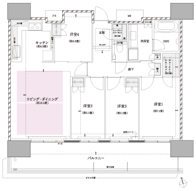 Floor: 4LDK + WIC + SIC, the occupied area: 90 sq m, Price: TBD