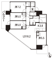 Floor: 4LDK + WIC + SIC, the occupied area: 94.39 sq m, Price: TBD