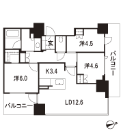 Floor: 3LDK + WIC, the occupied area: 71.26 sq m, Price: TBD