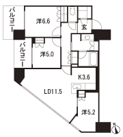 Floor: 3LDK + SIC, the occupied area: 73.28 sq m, Price: TBD