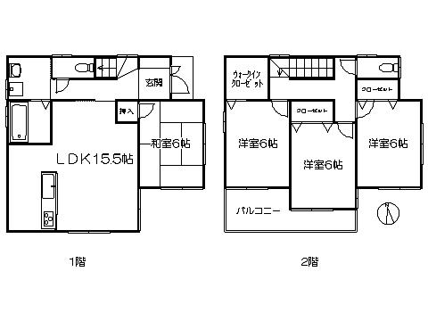 Floor plan. 34,800,000 yen, 4LDK, Land area 100.34 sq m , Building area 95.58 sq m   ※ Floor Plan current state priority