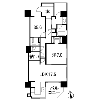 Floor: 1LDK + S + storeroom, occupied area: 79.67 sq m, Price: 39,440,000 yen ~ 41,900,000 yen