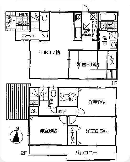 Floor plan. (No.3), Price 24,800,000 yen, 4LDK, Land area 170 sq m , Building area 98.41 sq m