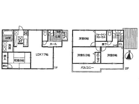 Floor plan. 23.8 million yen, 4LDK, Land area 165 sq m , Building area 98.41 sq m   ※ Floor plan current state priority