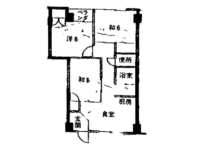 Floor plan. 3DK, Price 5.8 million yen, Occupied area 59.12 sq m
