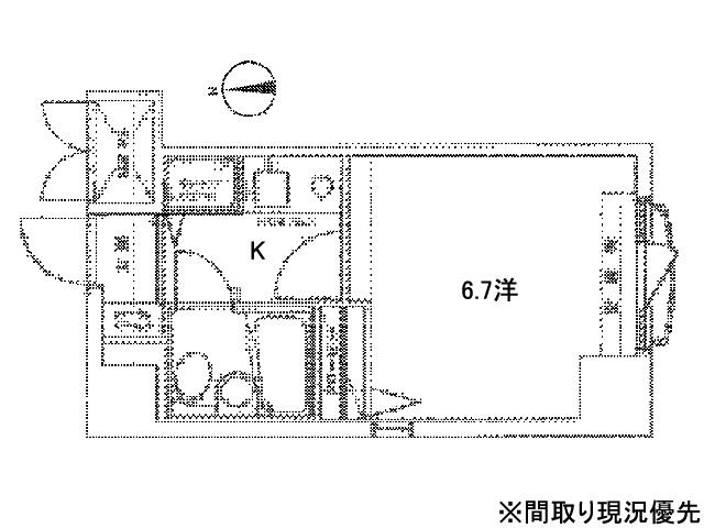 Floor plan. Price 4.2 million yen, Footprint 20.8 sq m