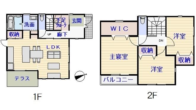 Floor plan. 29,800,000 yen, 3LDK + S (storeroom), Land area 172.38 sq m , Building area 103.09 sq m