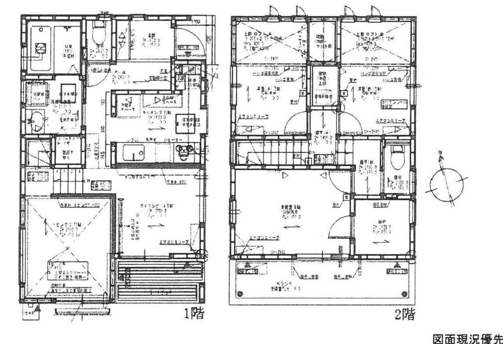 Floor plan. 38,500,000 yen, 3LDK + S (storeroom), Land area 105.84 sq m , Building area 81.97 sq m current state priority