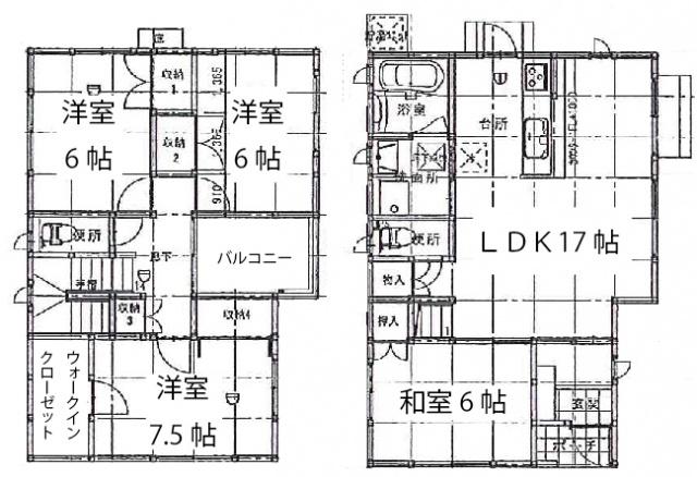 Floor plan. 33,150,000 yen, 4LDK, Land area 128.8 sq m , Building area 107.64 sq m