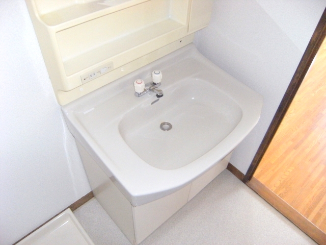 Washroom. Independent wash basin