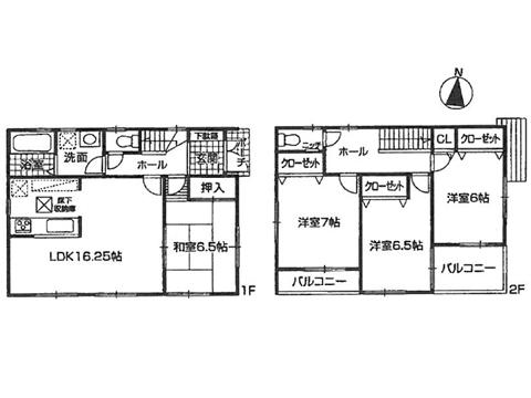 Floor plan. 23.8 million yen, 4LDK, Land area 165 sq m , Building area 99.22 sq m   ※ Floor plan current state priority