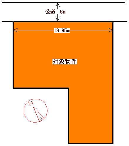 Compartment figure. Land price 67,500,000 yen, Land area 349.97 sq m