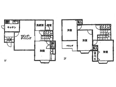 Floor plan. 21.5 million yen, 4LDK, Land area 106.21 sq m , Building area 97.3 sq m
