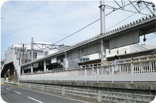 station. 1410m to JR Shin Inokuchi Station