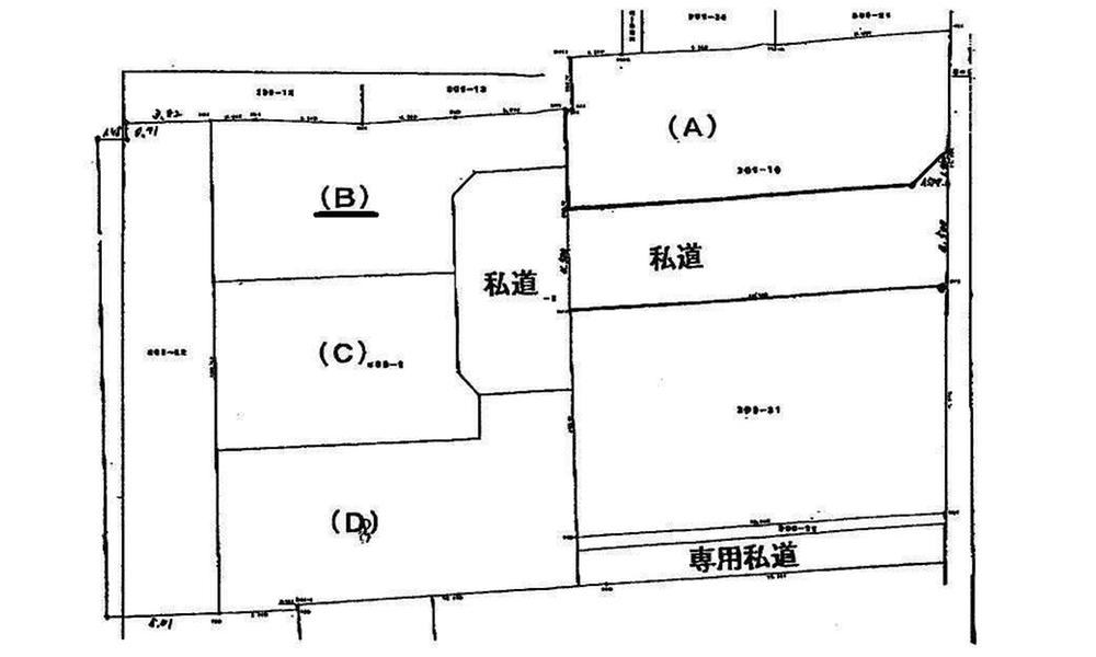 Compartment figure. Land price 15,870,000 yen, Land area 90.51 sq m building condition is not attached. 
