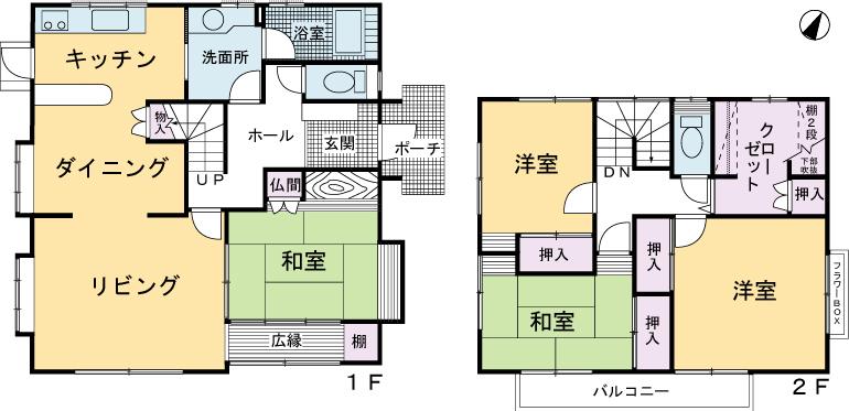 Floor plan. 27 million yen, 4LDK, Land area 194.3 sq m , Building area 122.15 sq m