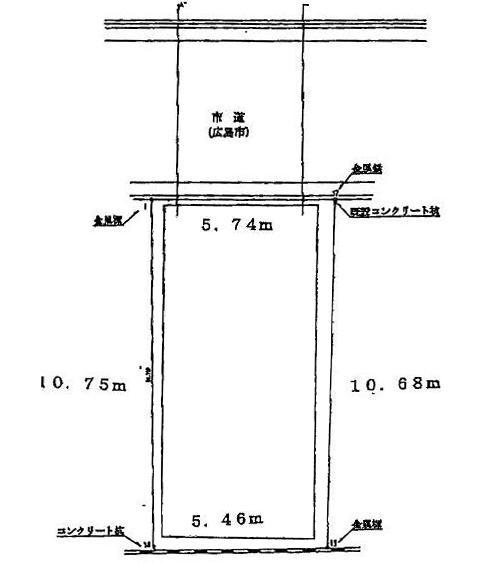 Compartment figure. Land price 12.8 million yen, Land area 59.37 sq m