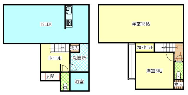 Floor plan. 21,800,000 yen, 2LDK, Land area 103.02 sq m , Building area 99.36 sq m