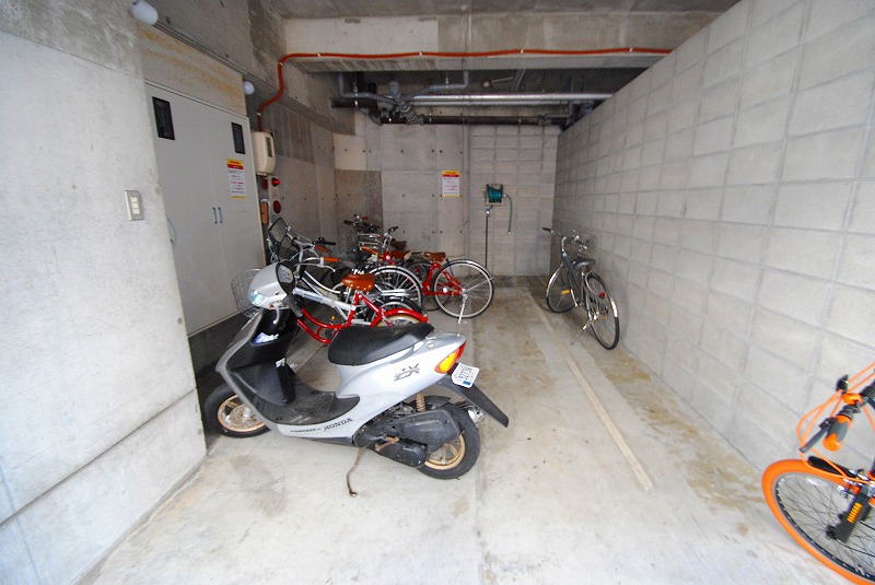 Other common areas. Bicycle parking space