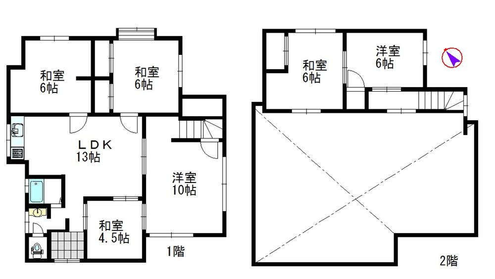 Floor plan. 14.2 million yen, 5LDK, Land area 239.55 sq m , Building area 116.24 sq m floor plan