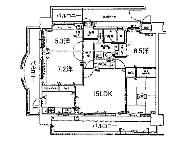 Floor plan. 4LDK, Price 24,800,000 yen, Occupied area 84.21 sq m , Balcony area 32 sq m