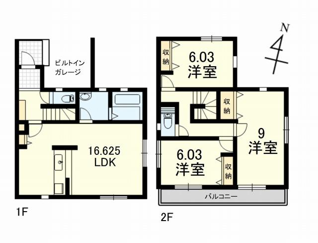 Floor plan. 23.8 million yen, 4LDK, Land area 110.78 sq m , Building area 100 sq m