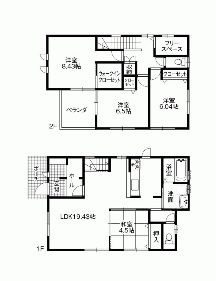 Floor plan. 26,800,000 yen, 4LDK, Land area 171.99 sq m , Building area 112.5 sq m