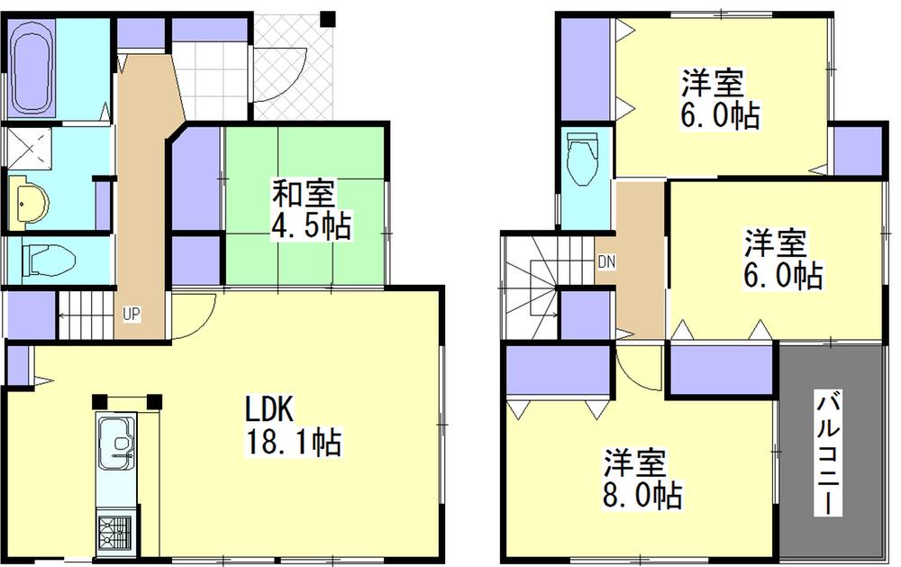 Building plan example (floor plan). This plan is an example (building area 104.33 sq m)