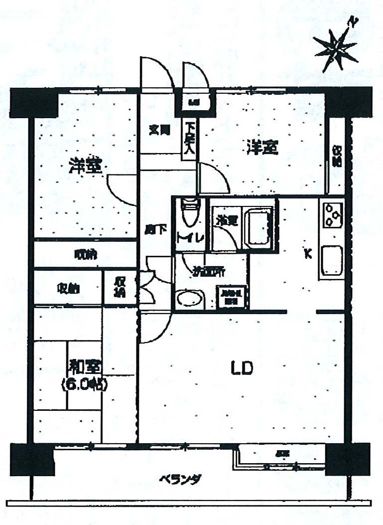 Floor plan. 3LDK, Price 15 million yen, Occupied area 70.35 sq m , Balcony area 11.68 sq m