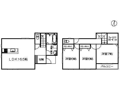 Floor plan. 24,800,000 yen, 3LDK, Land area 99.19 sq m , Building area 88.62 sq m   ※ Floor Plan current state priority