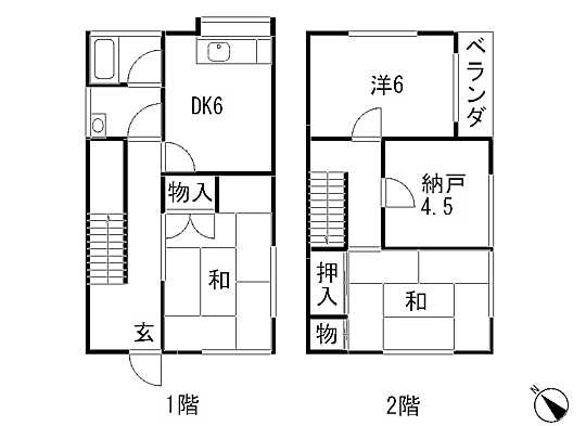 Floor plan. 15 million yen, 3DK + S (storeroom), Land area 102.55 sq m , Building area 72.04 sq m