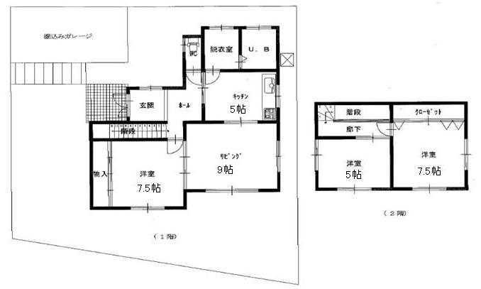 Floor plan. 14.8 million yen, 4DK, Land area 224.01 sq m , Building area 98.95 sq m