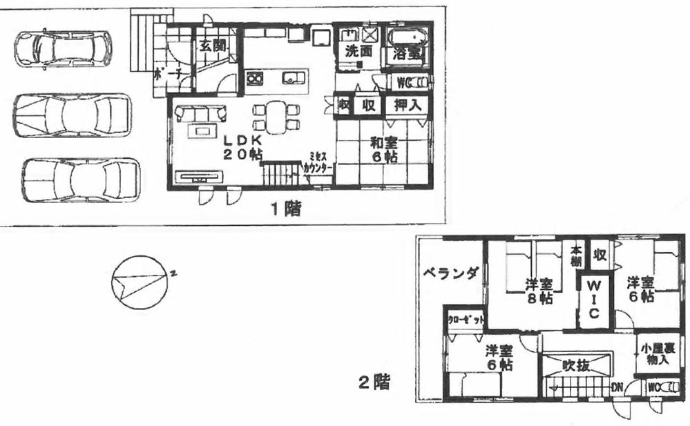 Floor plan. 36.5 million yen, 4LDK, Land area 149 sq m , Building area 109.31 sq m current state priority