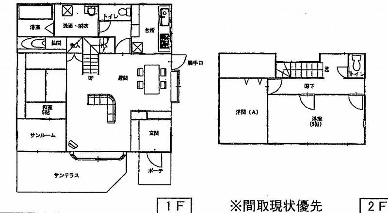 Floor plan. 19,980,000 yen, 3LDK, Land area 172.3 sq m , Building area 105.98 sq m