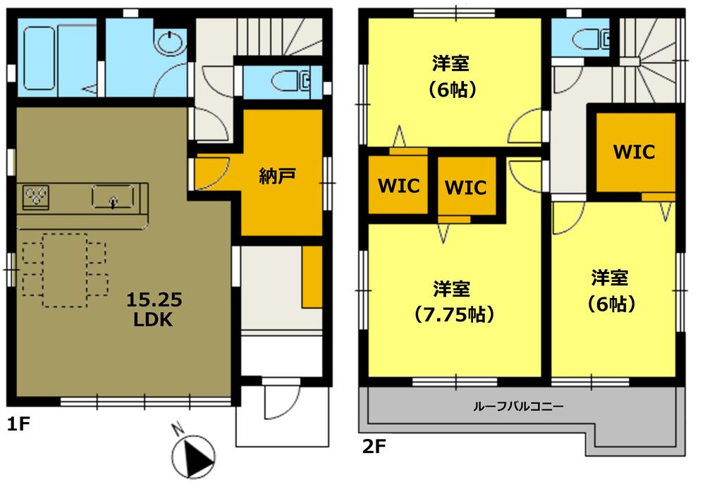 Floor plan. 26.5 million yen, 3LDK, Land area 117.13 sq m , Building area 94.83 sq m