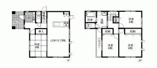 Floor plan. 22,800,000 yen, 4LDK, Land area 131.6 sq m , Building area 102.67 sq m