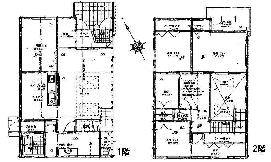 Floor plan. 23.5 million yen, 4LDK, Land area 131.29 sq m , Building area 139.43 sq m