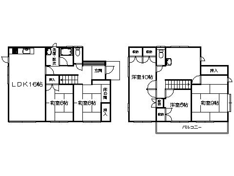 Floor plan. 23 million yen, 5LDK, Land area 228.44 sq m , Building area 144.4 sq m   ※ Floor plan current state priority