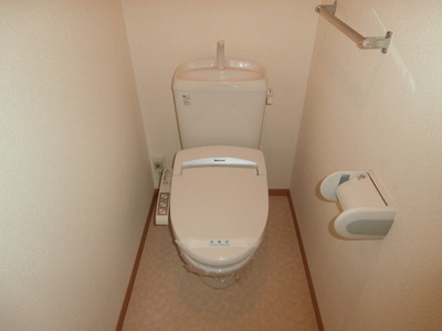 Toilet. Warm water washing toilet seat