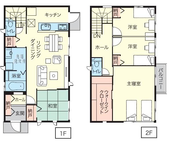 Floor plan. Price 39 million yen, 3LDK, Land area 149.45 sq m , Building area 107.94 sq m
