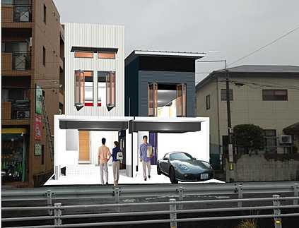 Rendering (appearance). (A Building) Rendering ※ It is the right of the building