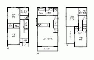 Floor plan. 30,830,000 yen, 3LDK + S (storeroom), Land area 81.65 sq m , Building area 106.82 sq m