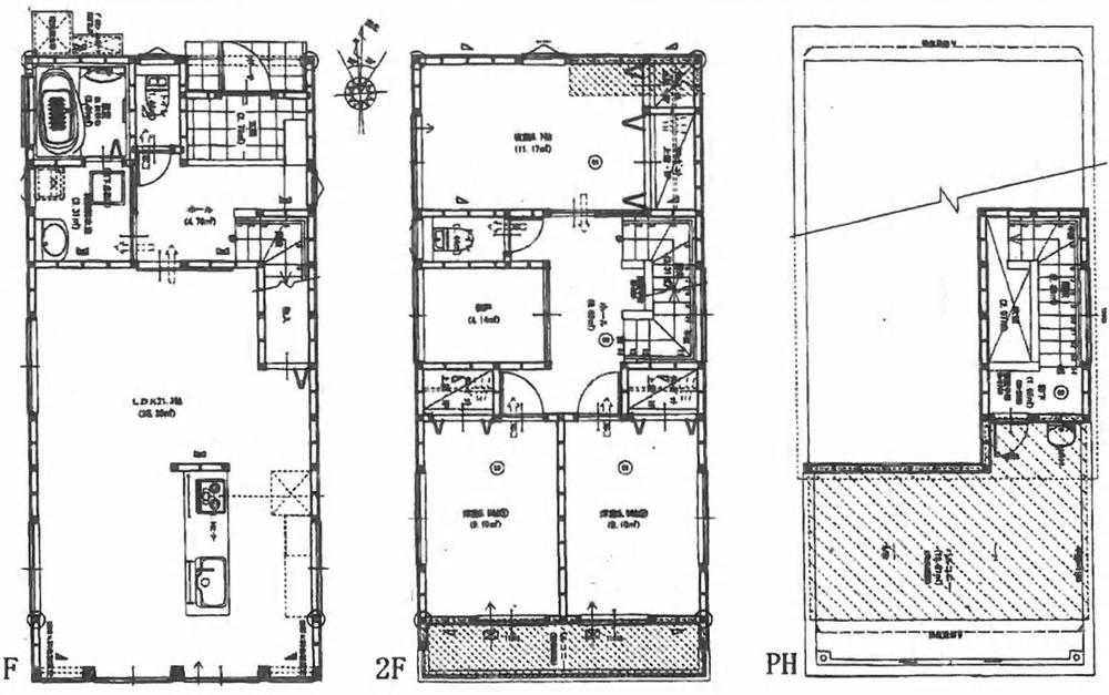 Floor plan. 33 million yen, 3LDK + S (storeroom), Land area 150.9 sq m , Building area 108.41 sq m current state priority