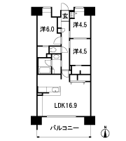 Floor: 3LDK, occupied area: 72.89 sq m, Price: 18,980,000 yen ~ 21,980,000 yen