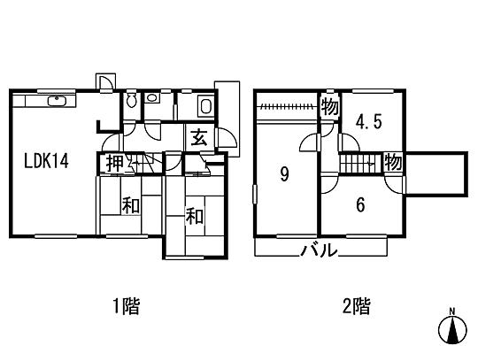 Floor plan. 14.8 million yen, 5LDK, Land area 171.25 sq m , Building area 99.77 sq m