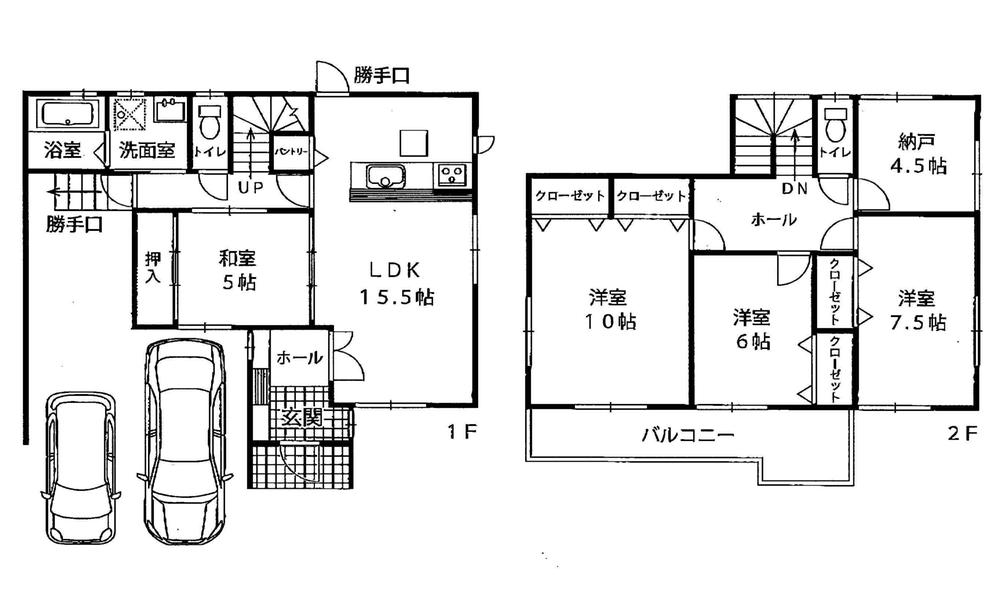 Floor plan. 26,900,000 yen, 4LDK + S (storeroom), Land area 173.59 sq m , Building area 121.61 sq m