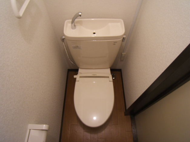 Toilet. Warm toilet toilet