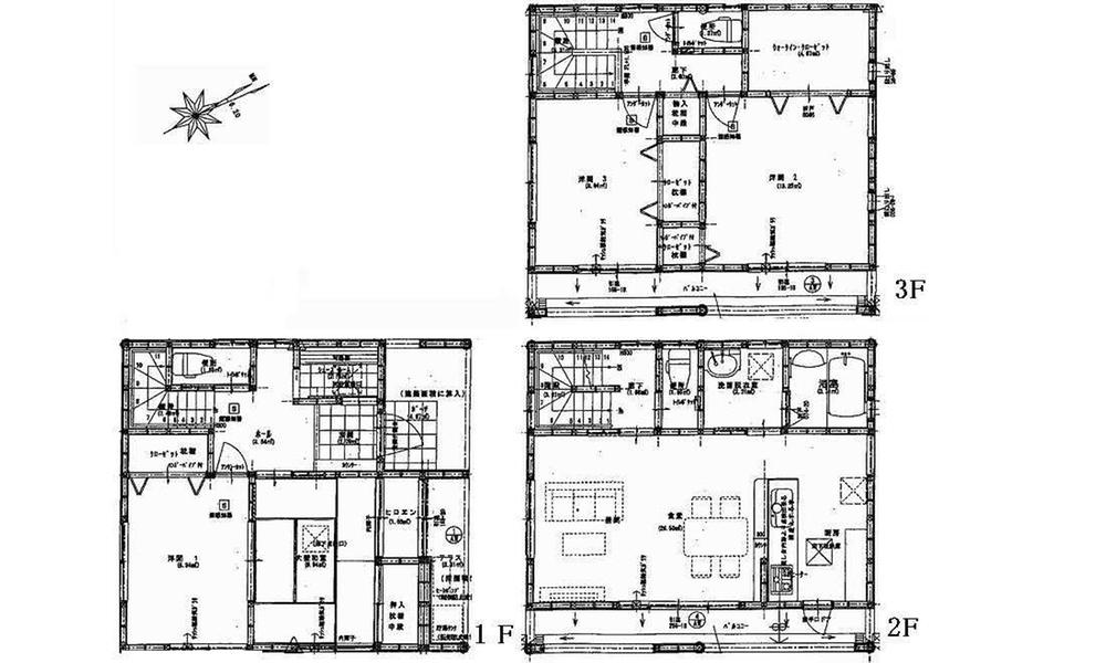 Floor plan. 33,200,000 yen, 4LDK + S (storeroom), Land area 102.23 sq m , Building area 120.88 sq m