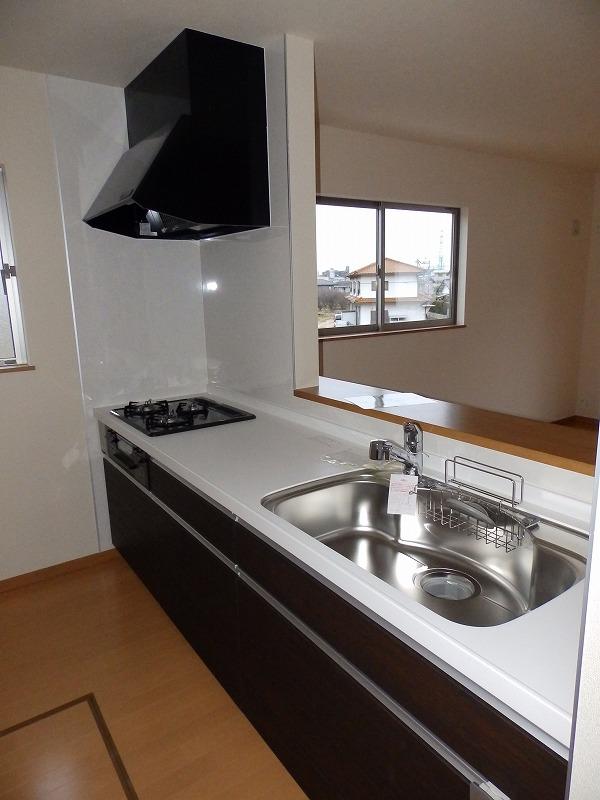 Kitchen. Artificial marble counter