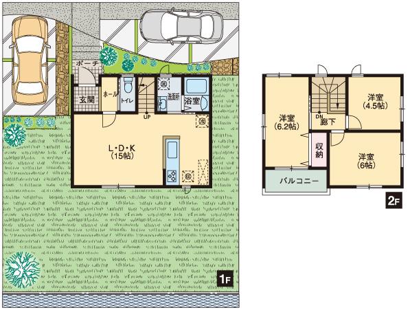 Floor plan. 10.5 million yen, 3LDK, Land area 169.53 sq m , Building area 71.01 sq m